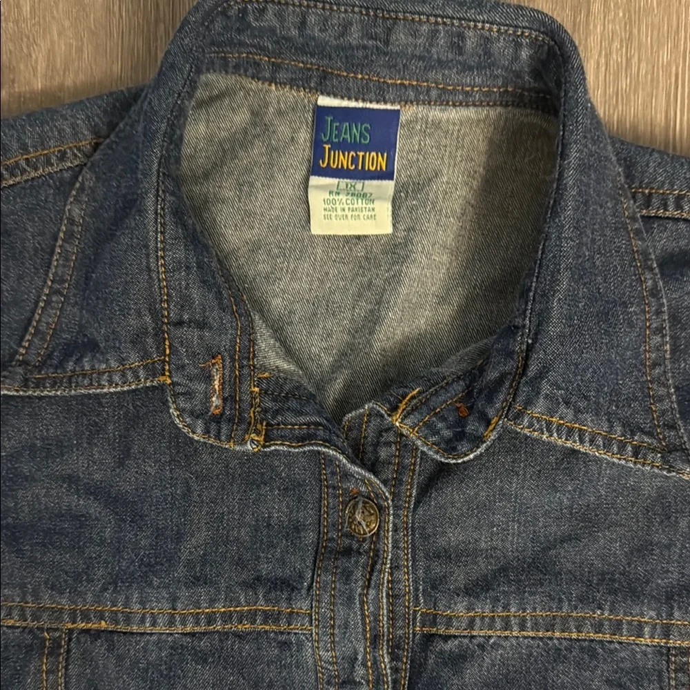 Jean Junction VTG Denim Button-Down Dress - Picture 2 of 10